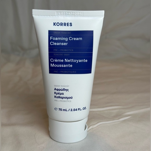 🆕 KORRES Mini Greek Yoghurt Foaming Cream Cleanser 75 mL NIB - Picture 2 of 6
